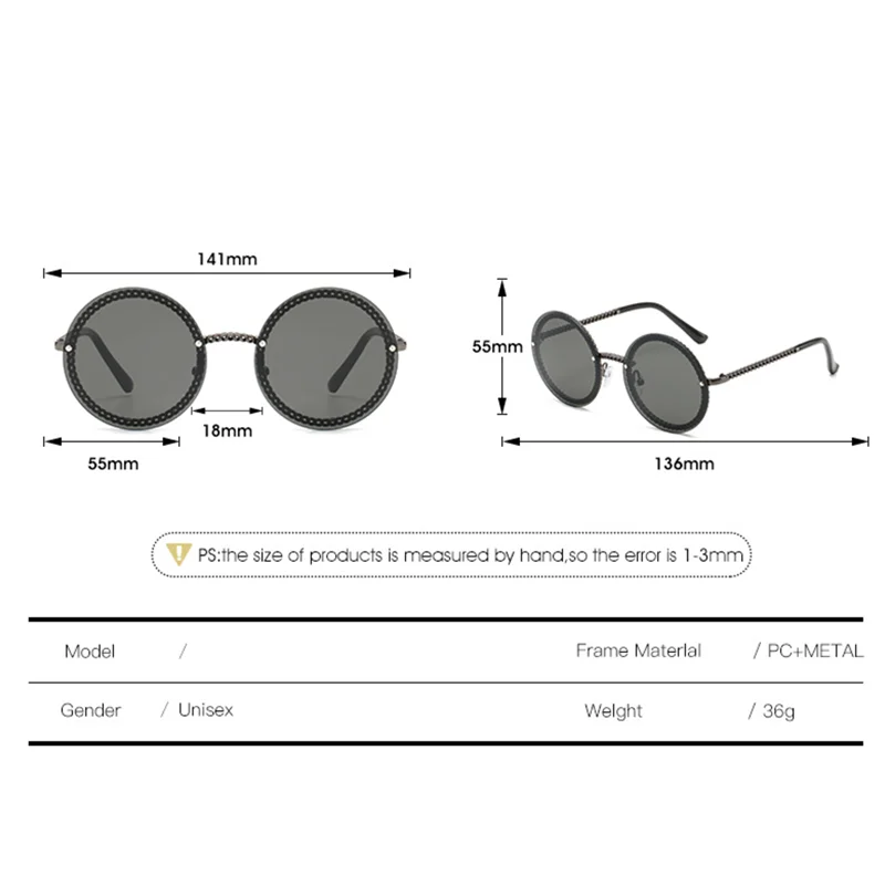 

Fashion Metal Women Sunglasses Brand Designer Luxury Pink Lady Travel Classic Retro Female Gradient Rimless Sun glasses UV400