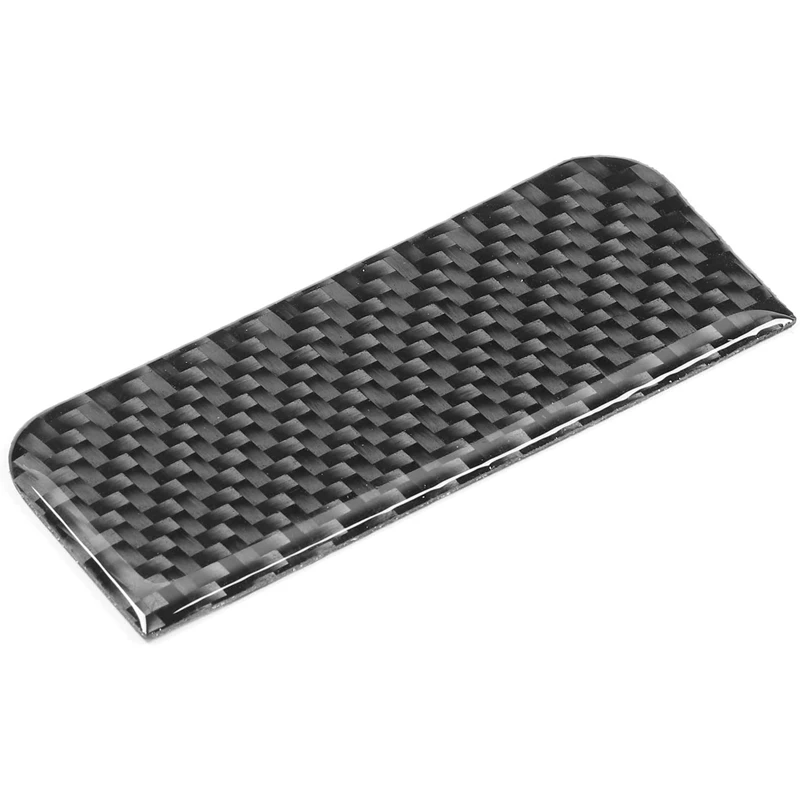 

for Mitsubishi Lancer EVO 2008-2015 Car Carbon Fiber Copilot Storage Box Handle Trim Cover Sticker Accessories