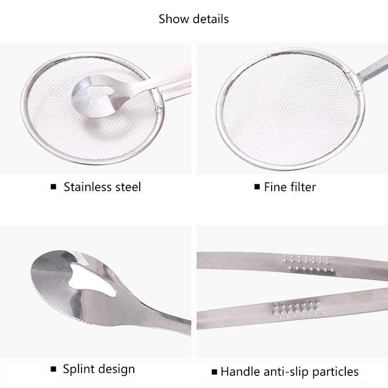 

1 Pcs Stainless Steel Filter Spoon with Clip & 2 Pcs Juicer and Mixer