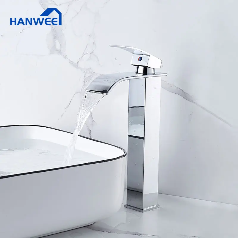 Hanwee кран для ванной комнаты водопроводный раковины с одной ручкой смеситель