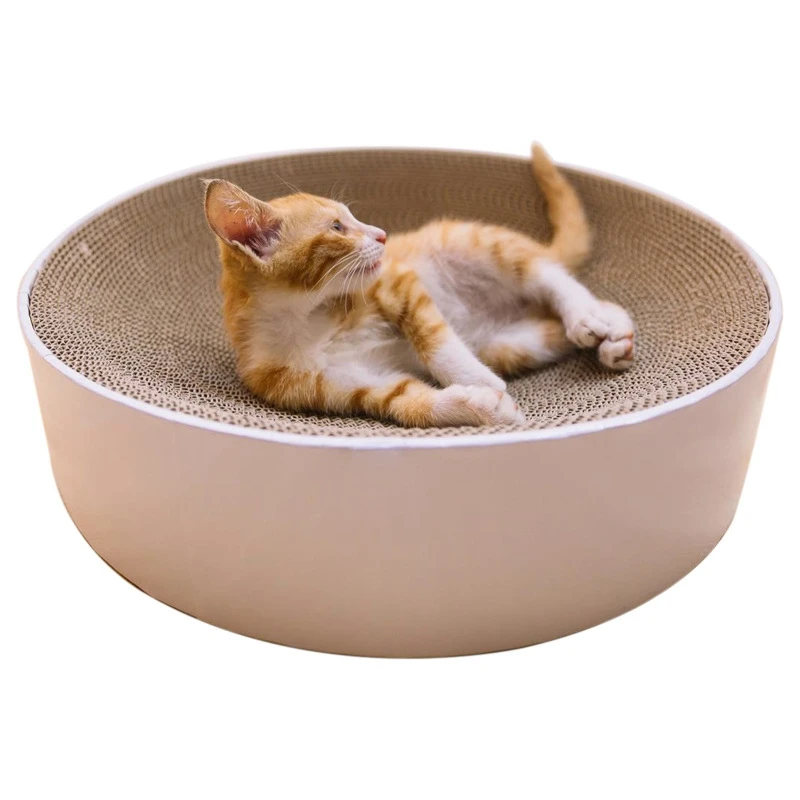 Кошечка для кошек кошечка скребок ногтей коврик кровать игрушка гофрированная