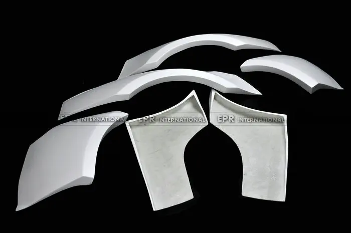 Автомобильный Стайлинг FRP стекловолокно заднее крыло вспышка 6 шт. автомобильные