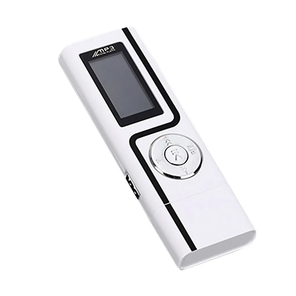 USB MP3 музыкальный плеер ЖК-экран Расширительная карта разъем до 32 Гб белый mp3-плеер