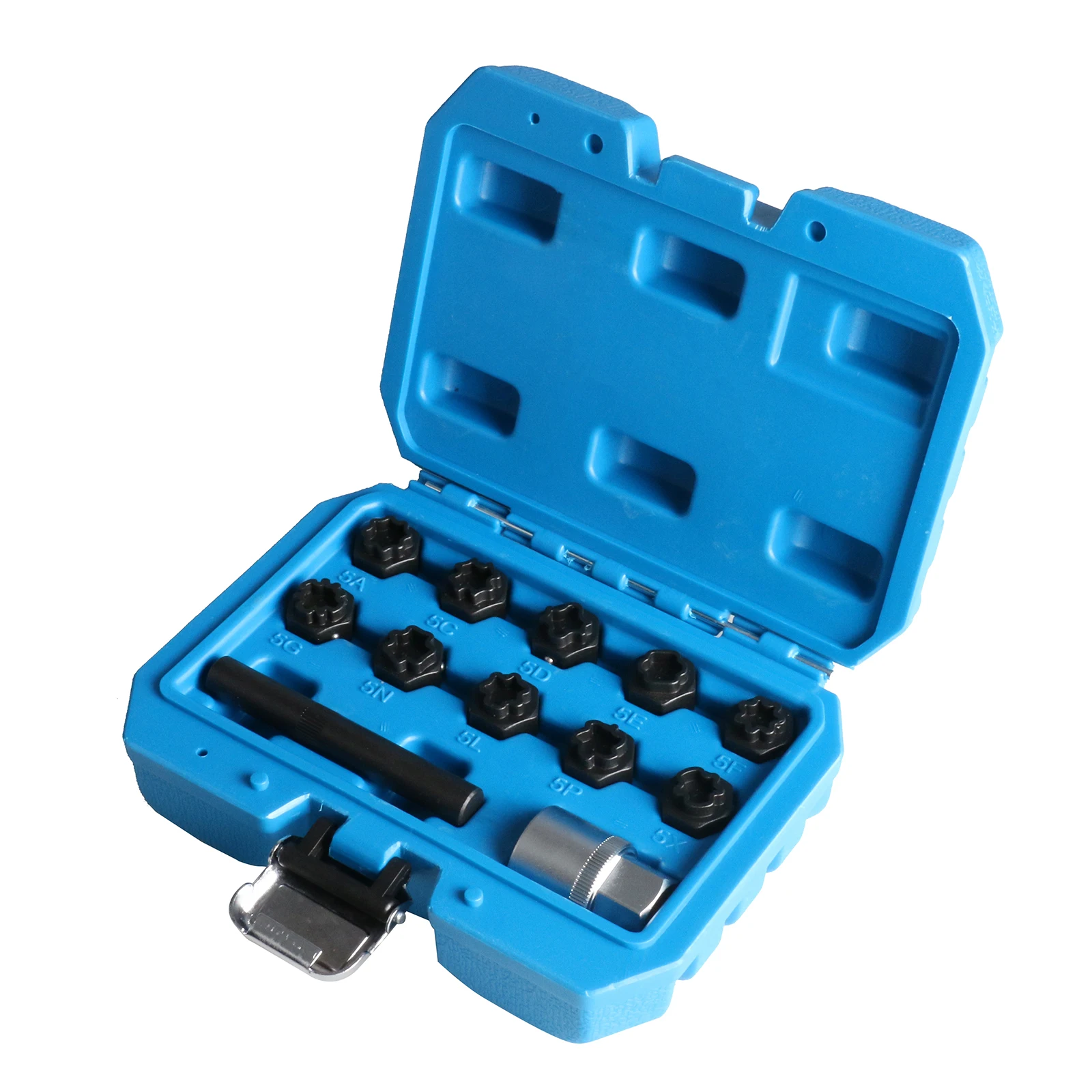

12pcs Wheel Lock Anti-Theft Lug Nuts Removal Set for Mercedes Benz Automotive Installation and Remover Socket Tool