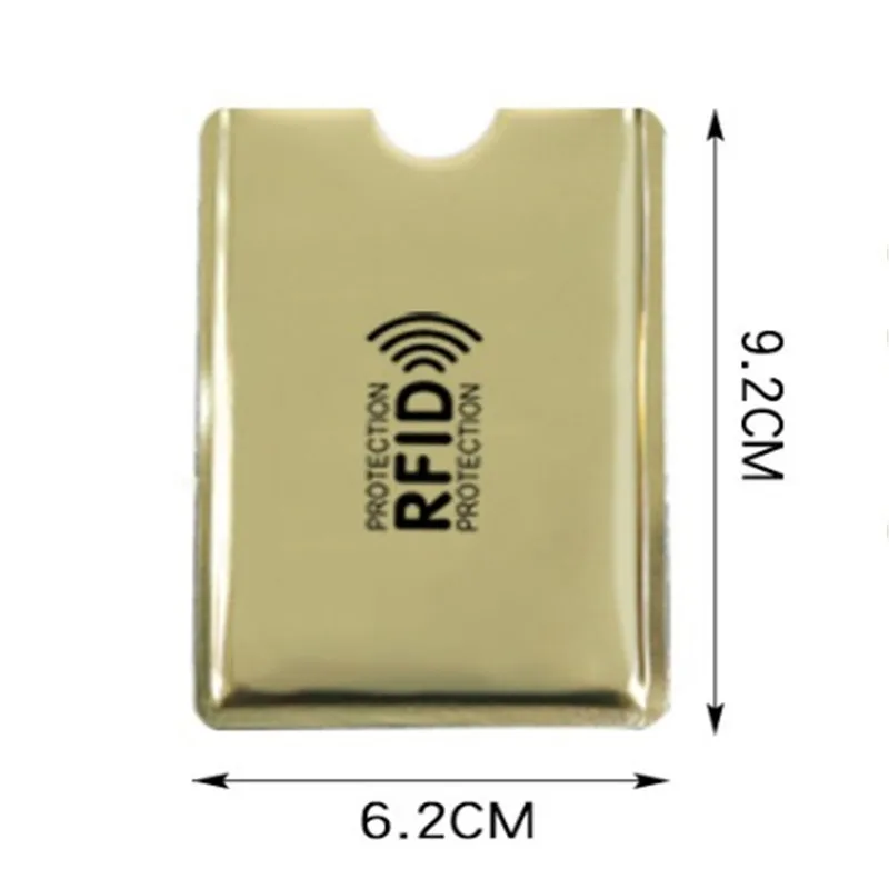 10 шт. Анти Rfid банк держатель для карт металлическая NFC Блокировка считыватель