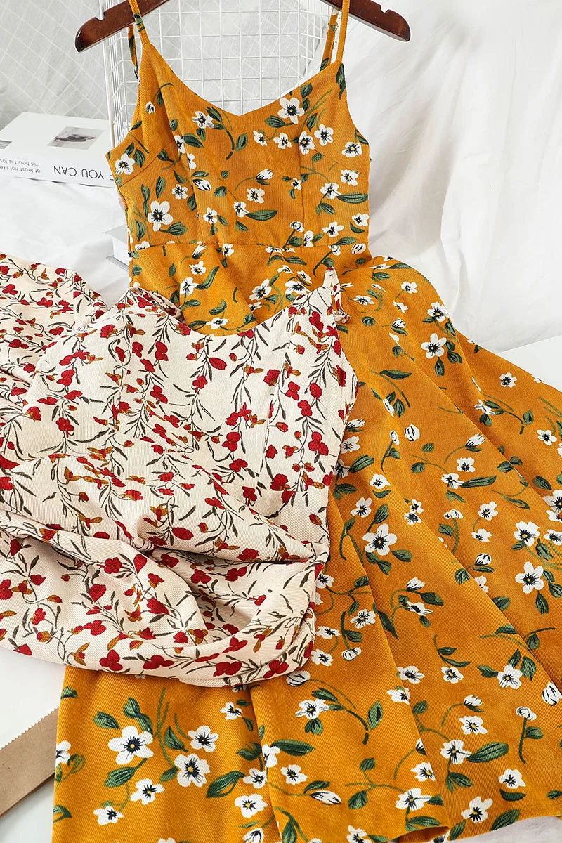 2019 Новая модная женская одежда вельветовое платье на бретельках зимнее платья M294