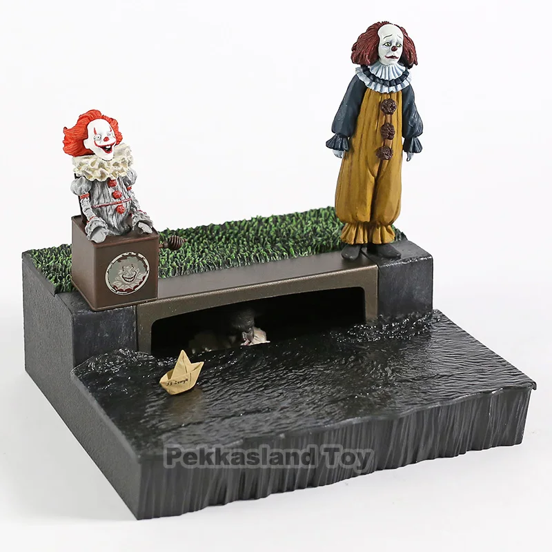 Экшн фигурка клоуна пеннивайза из фильма ужас NECA стейвена Кинга|Игровые фигурки