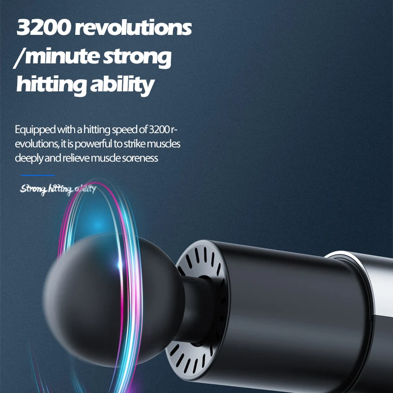 Профессиональный Массажный пистолет перкуссионная терапия массажер