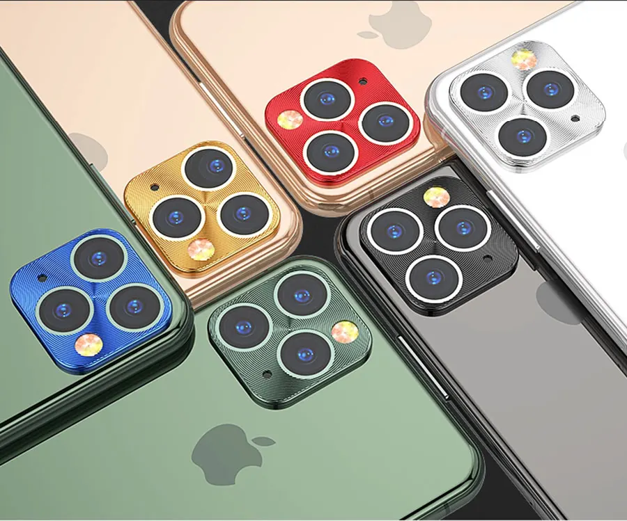 Для iPhone X XR объектив камеры заднего вида полный защитный кольцевой Чехол защитный для iPhone XS Max 11 Pro Чехол Аксессуары для мобильных телефонов