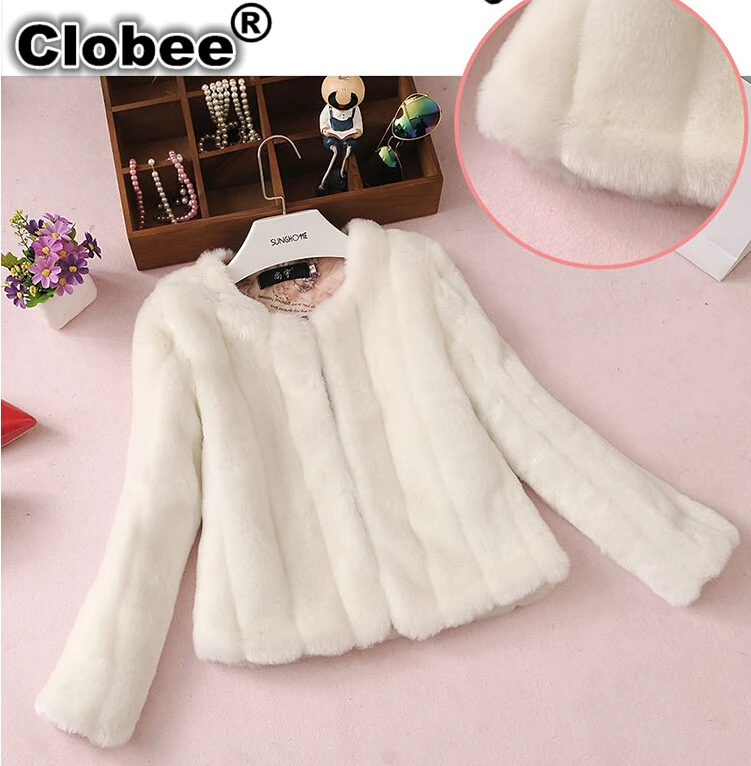 Faux Fur Coat 2020 Winter warm fake Jacket 6XL black white rabbit fur coat large size women Clothing overcaots | Женская одежда