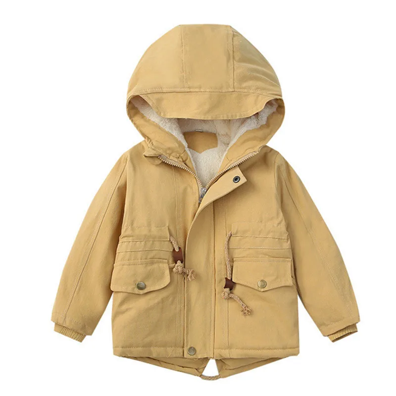 2021 новая зимняя одежда для маленьких мальчиков и девочек Детские теплые куртки - Фото №1