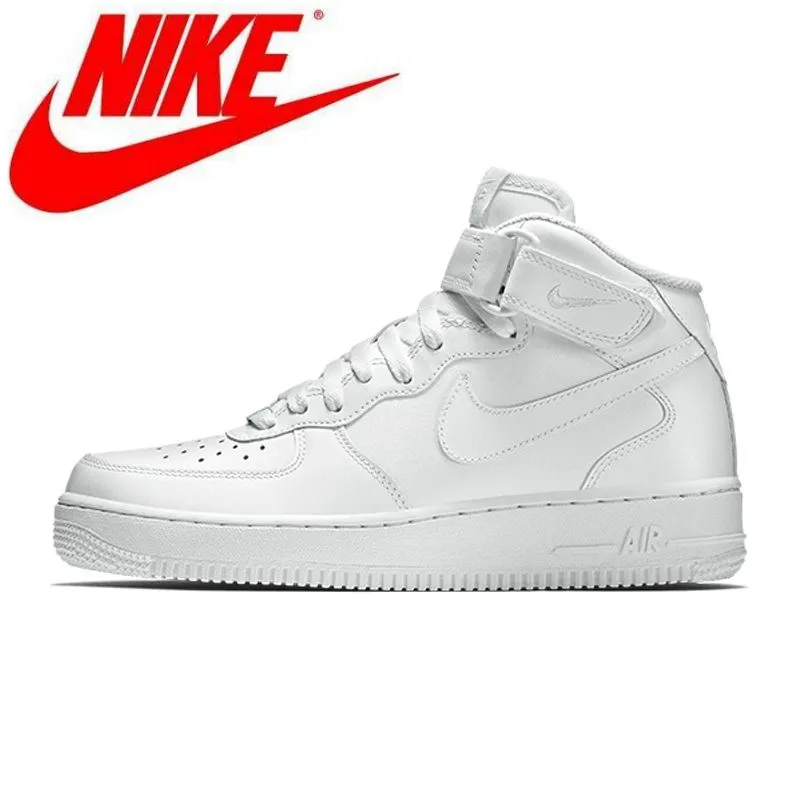 Оригинальные кроссовки унисекс Nike Air Force 1 AF1 для скейтбординга,  спортивные износостойкие модные удобные кроссовки с высоким берцем для  активного отдыха - купить по выгодной цене | AliExpress