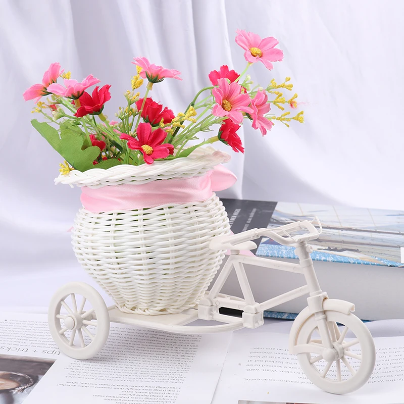 Белая Цветочная корзина контейнер цветочное растение ваза для дома свадебная