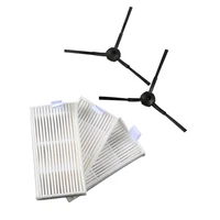 3x robot hepa filter and 2x side brush for kenwood vc2711 robotic vacuum cleaner parts