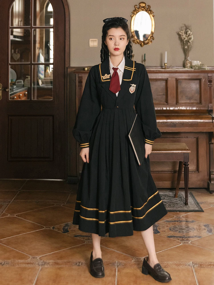

2021 new fashion women's clothing vintage dress shirt Two-piece suit