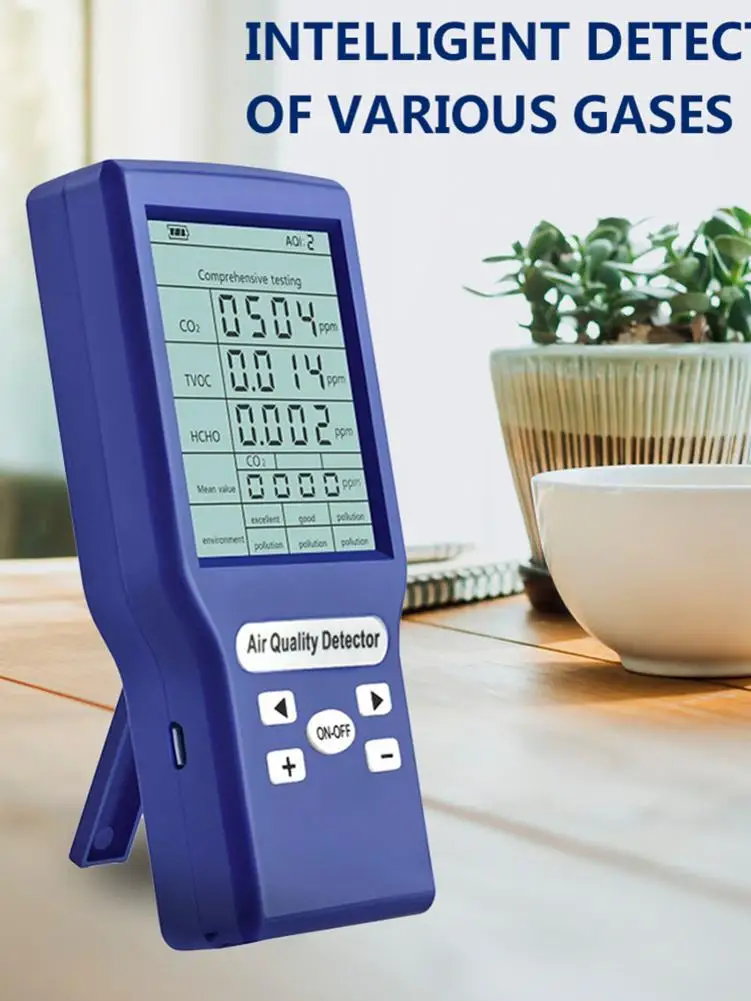 Портативный детектор углекислого газа измеритель качества воздуха анализатор