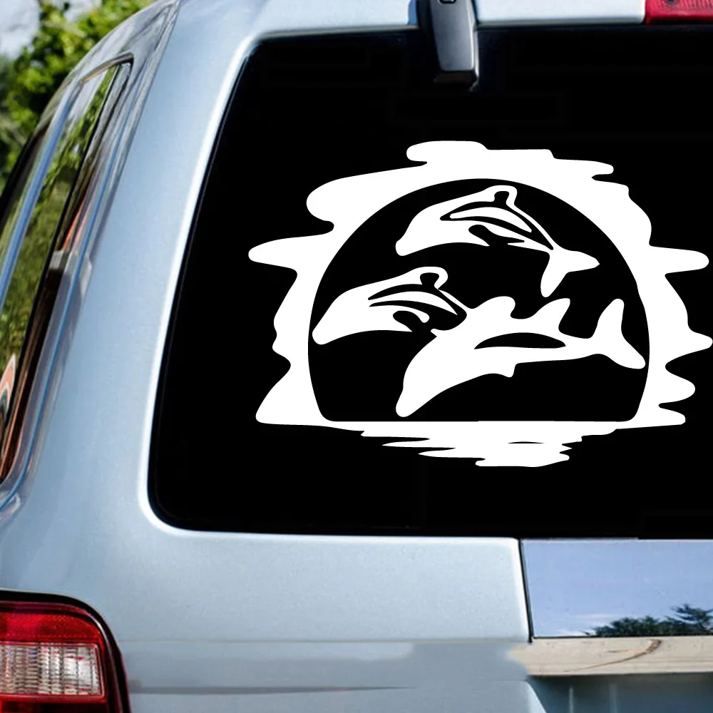

NEW dolphin Stickers Ussr Vinyl Decal Decorate Sticker Waterproof Fashion Funny Car Styling Accessories