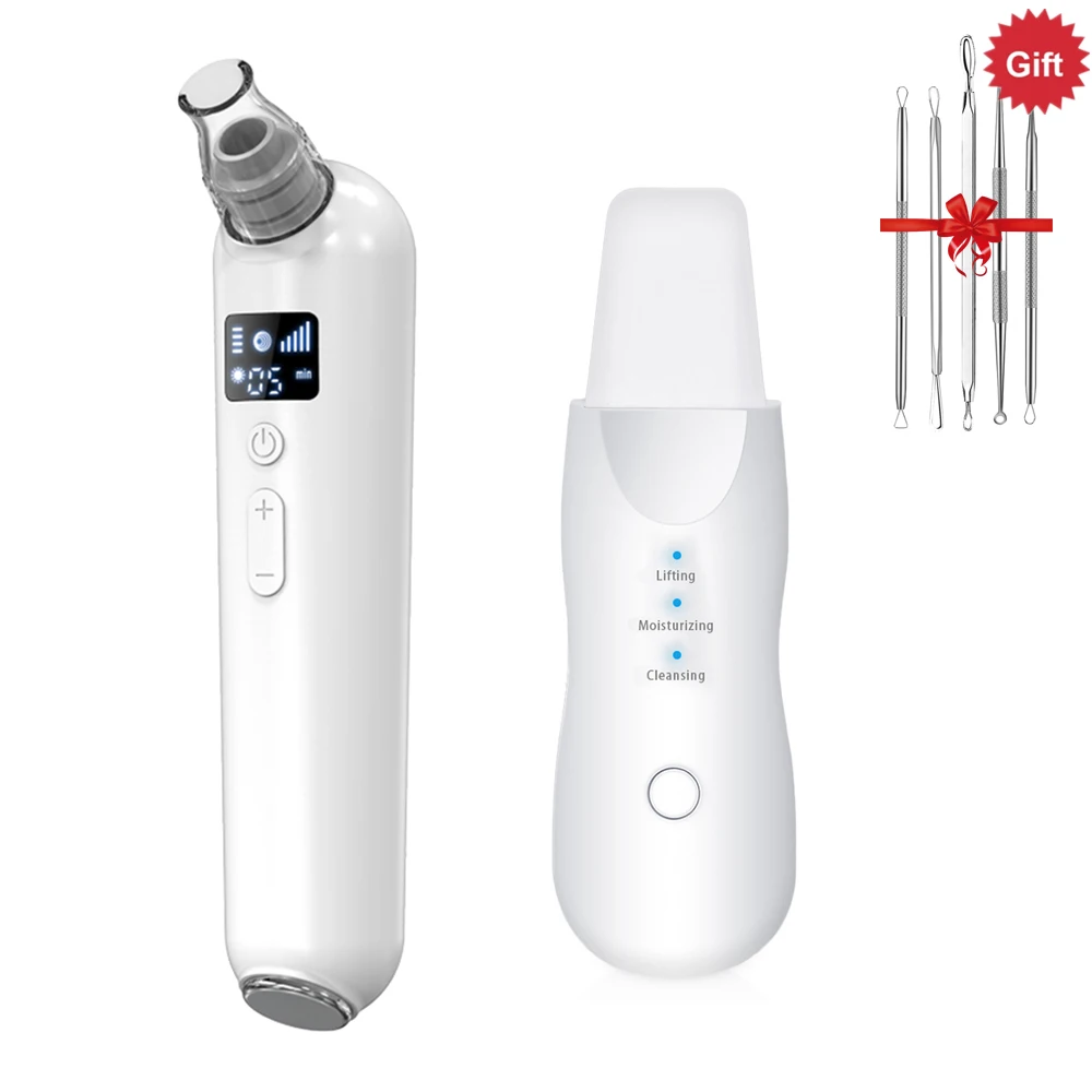 

Blackhead Remover Vacuum Cleaner Strong Suction Electric Acne Pore Cleaner Skin Scrubber Face Cleansing Device Skin Care Tools
