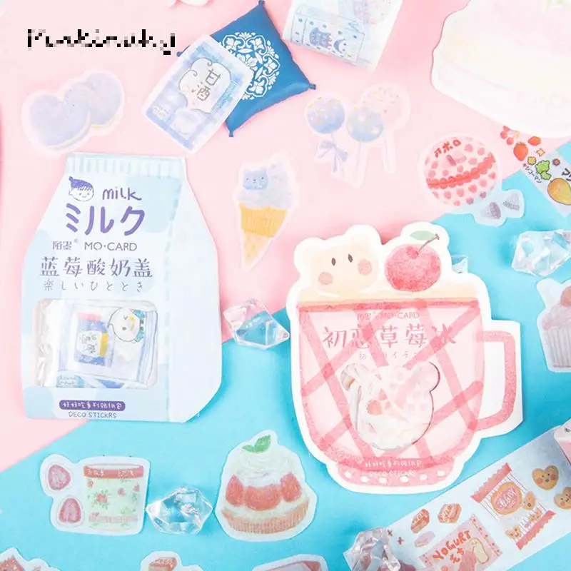 40 шт./партия Kawaii закуски молоко украшение стикер DIY дневэтикетка дневник наклейка