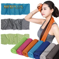 travel sport towel quick dry super absorbent 30x100cm polyester fiber 4 colors cooling face hand towel for run swim yoga spa gym