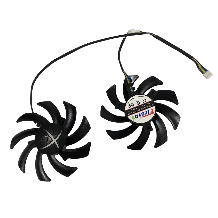 2 шт./лот радиатор для компьютерной графической карты 85 мм 12 В постоянного тока 0 35