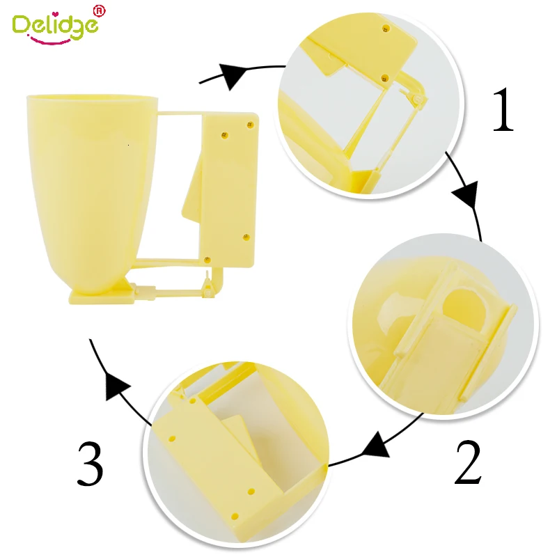 Delidge Кондитерские ручки дозатор для теста DIY для изготовления торта помощник чашка Тесто крем сепаратор для мяса кухонный торт инструмент для выпечки
