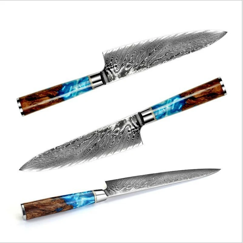 

LUOKESI Damascus sharp Japanese kitchen knife kitchen stainless steel tool cow knife gift household fruit knife cooking tools