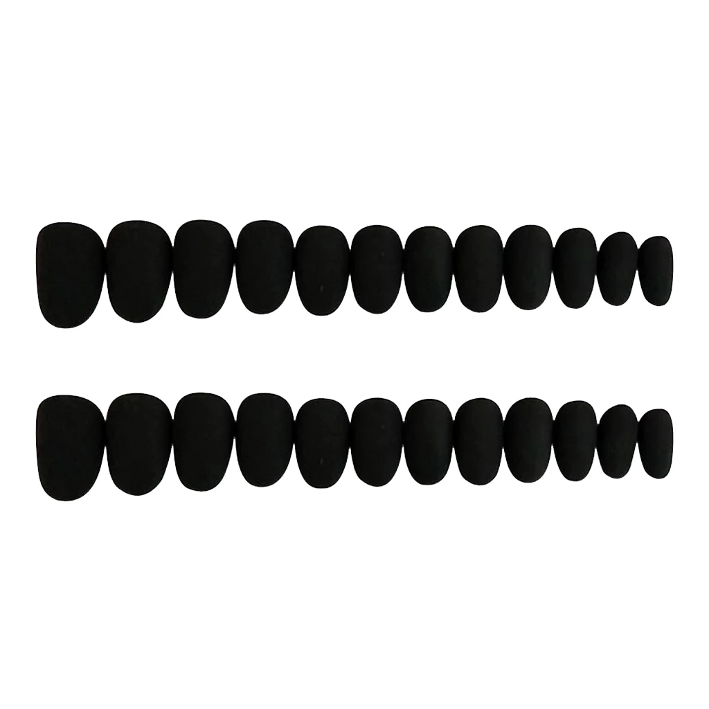 

24x короткие накладные ногти с полным покрытием, накладные ногти балерины Вечерние