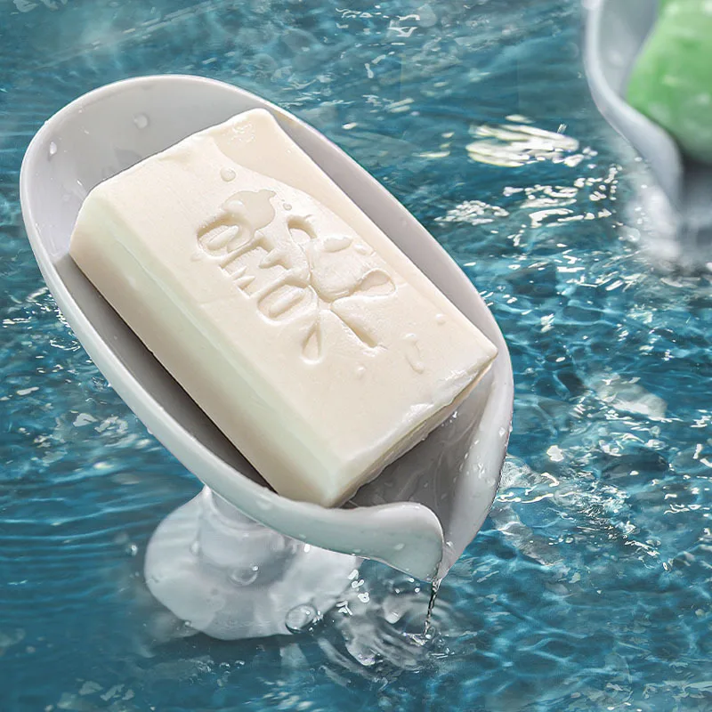 Туалетный ящик для мыла в форме листа держатель сушилка перфорированная