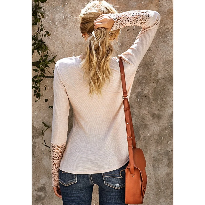 

Solid Color Slim-Fit Sweater Women Europe and America Cross-Border V-Neck Long-Sleeved Pullover Tops