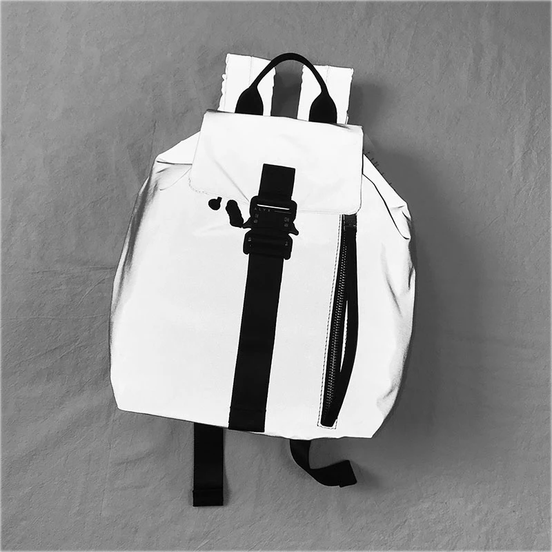 

Men ALYX Backpack Women Metal Buckle Functional Tactical ALYX Shoulder Bag High Quality Hip Hop Reflective ALYX Bags