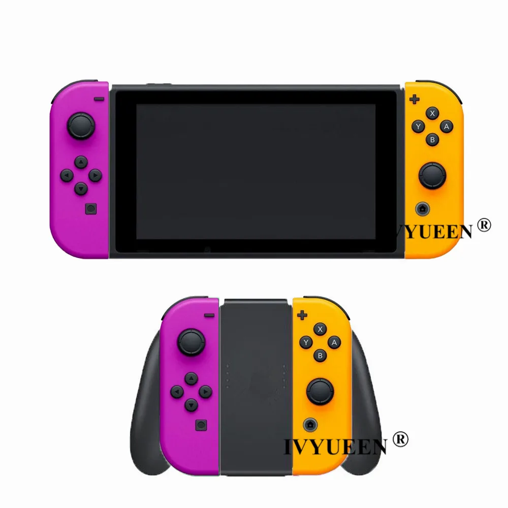 IVYUEEN, зеленый, фиолетовый цвет, сменный чехол-накладка для модели NS JoyCon, чехол для контроллера NX Joy Con