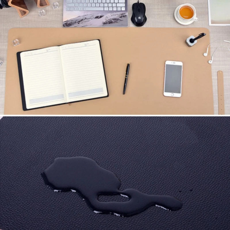 

Waterproof Extended Microfiber leather Mat For Office Writing Desk 60x30cm