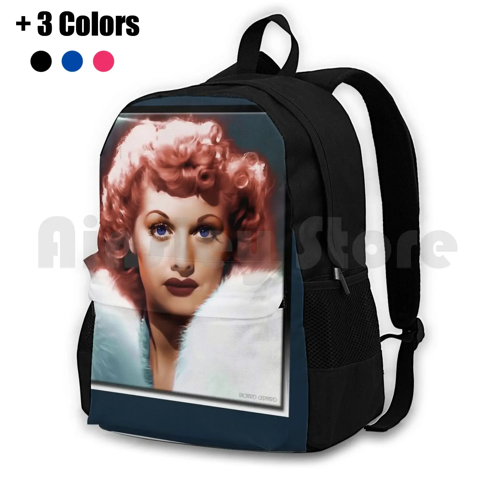 

Lucy Outdoor Hiking Backpack Waterproof Camping Travel Lucy Lucille Celebrity Movies Film Cinema Theater Actress Actor