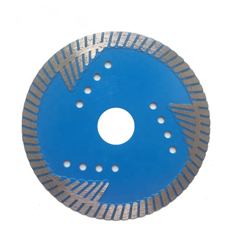 DB62 Factory Directly Supply Granite Cutting Tools Diamond Turbo Saw Blade Protective Segment Dry Cutter for Angle Grinder 10PCS