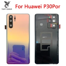 Original NEW For Huawei P30 Pro Back Battery Cover Rear Door Housing Case+Camera Frame Lens For Huawei P30 Pro Battery Cover