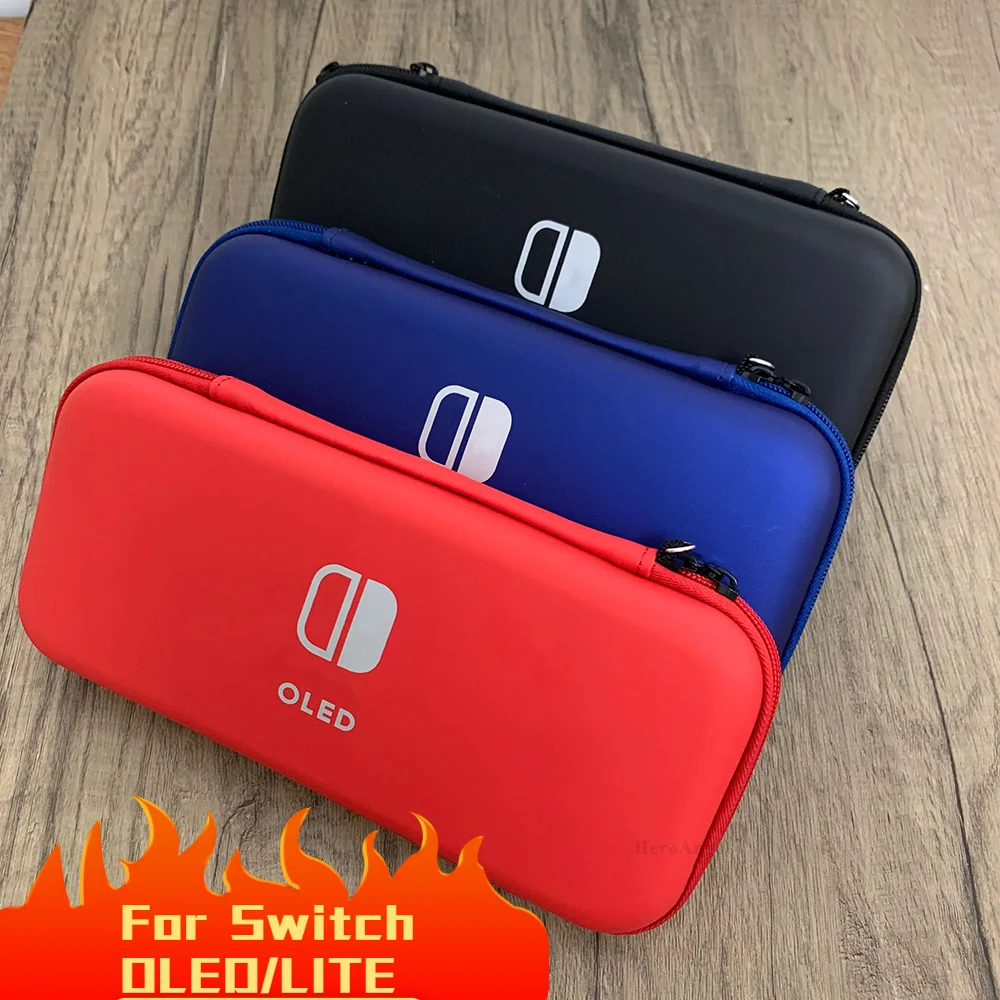 

For Switch LITE EVA Storage Carry Bag Accessories Travel Portable Pouch Storage Bag With 10 Card Slot For Nintendo Switch OLED