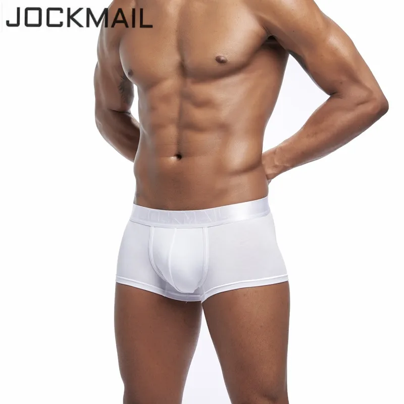 JOCKMAIL, боксеры, мужское нижнее белье, мужские сексуальные дышащие трусы, модальные удобные мужские трусы, шорты, мужские трусы