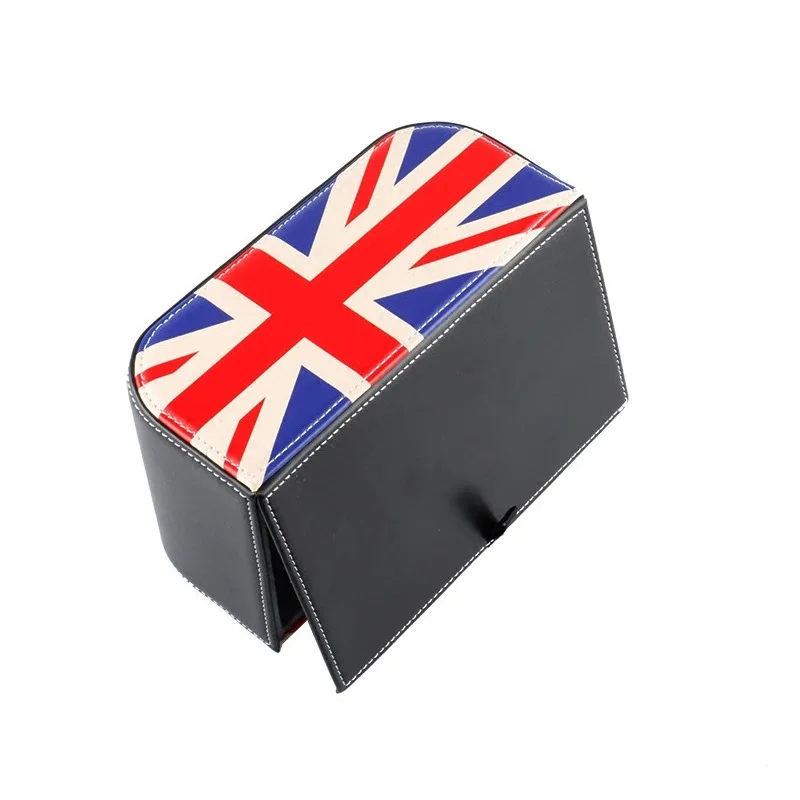 Красный Юнион Джек Печатный автомобиль коробка для салфеток блок бумажные