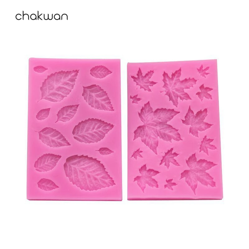 3D Кленовый лист силиконовая форма для выпечки кекса рождественские инструменты