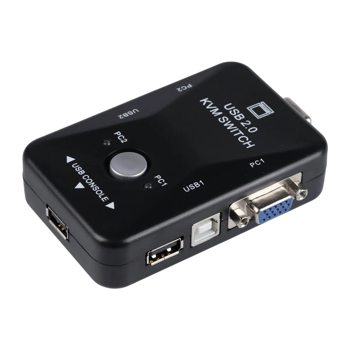 USB KVM-переключатель 2 порта VGA переключатель SVGA Box 0 KVM мышь клавиатуры 1920*1440 Vga