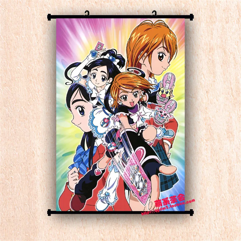 Аниме Pretty Cure Precure Minazuki Karen &amp молочная Роза Aono Miki Pine Peach домашний Декор настенный