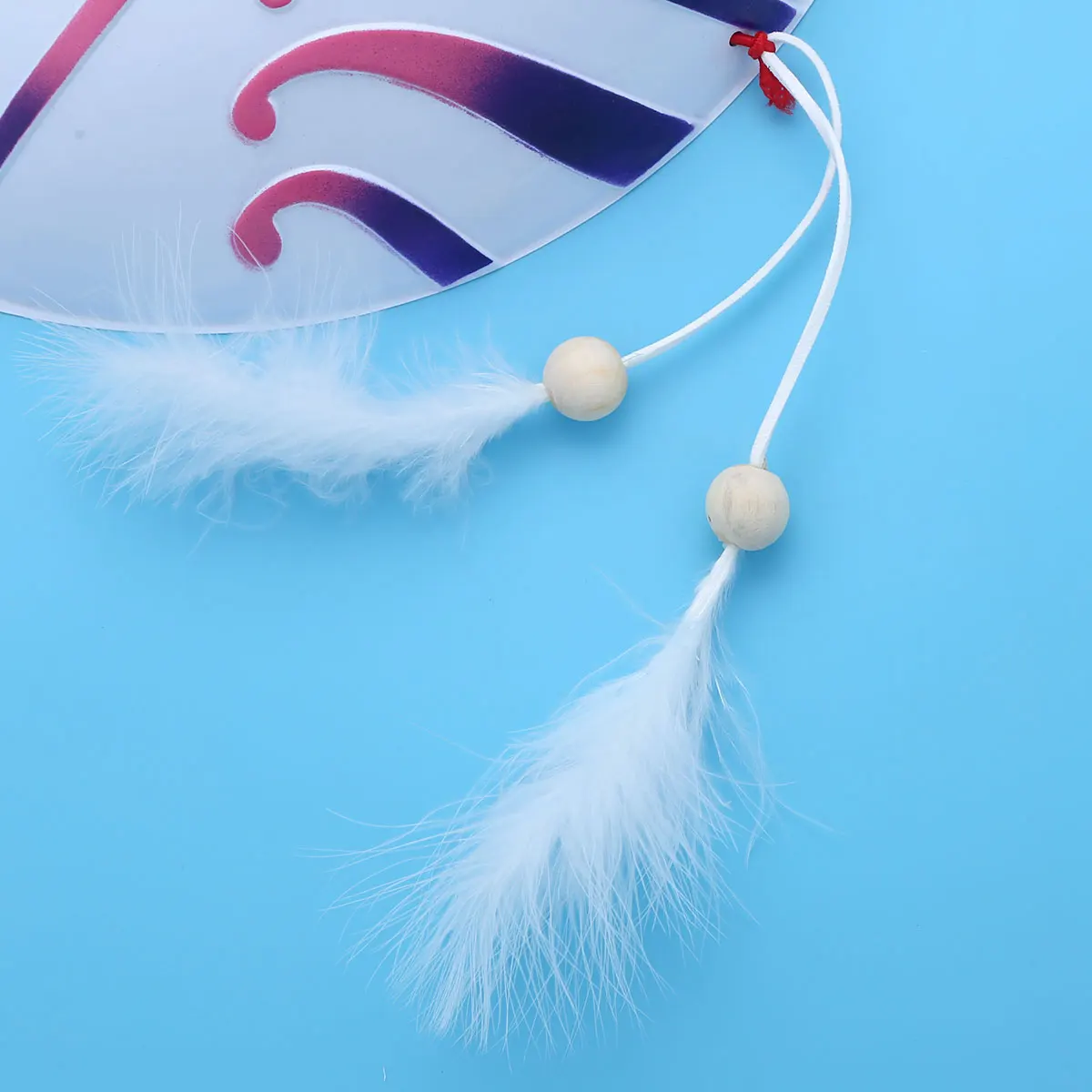 Маскарадная маска из ПВХ в японском стиле с изображением лисы ручная роспись