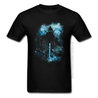 Классическая футболка Lovecraft Cthulhu, Attrack, Великобритания! Мужская футболка с коротким рукавом, 3D футболка большого размера