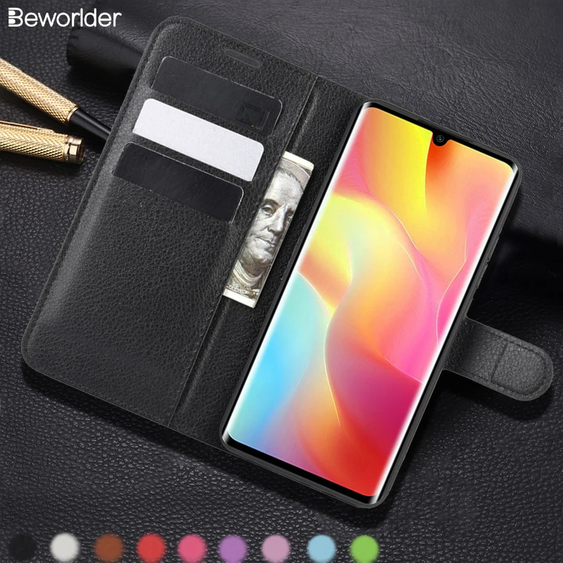 Чехлы для Xiaomi Mi Note 10 Lite чехлы из искусственной кожи с откидной крышкой и