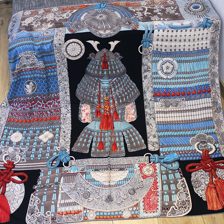 Шарф женский из 30% шелка и 70% кашемира Бархатная шаль пончо большой квадратный