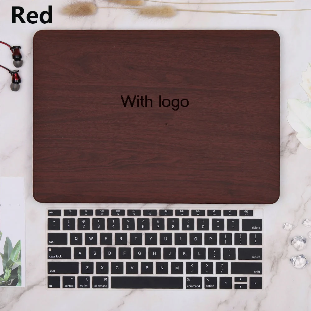 Чехол для ноутбука MacBook Air Pro retina 11 12 13 15 дюймов деревянный зернистый пластиковый жесткий чехол Pro 13,3 15,4 Touch bar