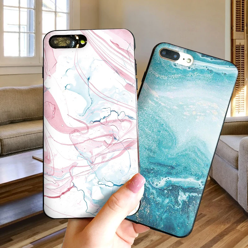 Для IPhone Xr Xs Xsmax X 6 6s 7 8 Plus крышка мраморная XS Max 9 силиконовая лента Capa | Мобильные
