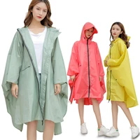 portable long bike raincoat ladies travel outdoor motorcycle rain suit waterproof veste de pluie femme rain clothes ea60yy