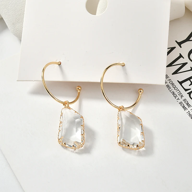 4 шт. простые серьги с-образной формы из серебра 925 пробы | Украшения и аксессуары